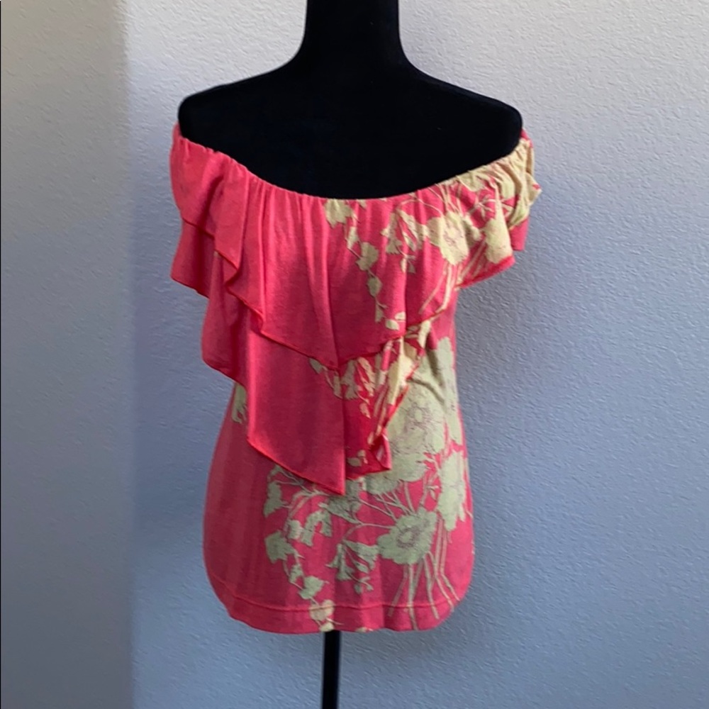 Language Ruffle Top - Picture 3 of 6